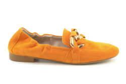 Gianluca Pisati loafers oranje suede/goud