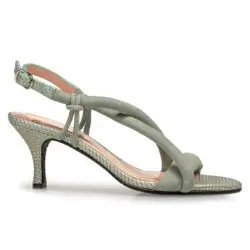 Floris van Bommel sandalen hak Whopi 02.03 lichtgroen