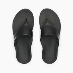 Reef platform teenslippers zwart