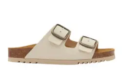 Scholl creme slippers voetbed