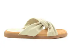 Unisa slippers creme leer