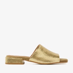 Via Vai slippers goud leer