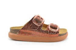 Scholl slippers brons crackelé