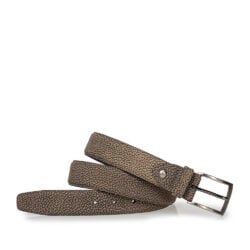 Floris van Bommel herenriem bruin suede