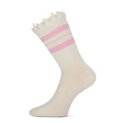MarcMarcs dames sokken off white pink