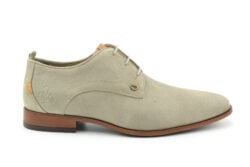 Rehab nette veterschoenen beige suede