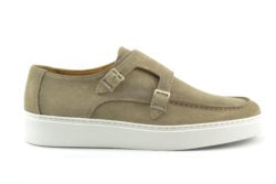Giorgio gespschoenen beige suede
