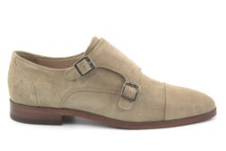 Rehab gespschoenen Phill beige suede