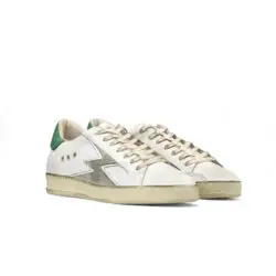 Moa Concept witte sneakers met groen