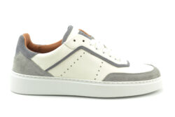 Giorgio witte sneakers met grijs