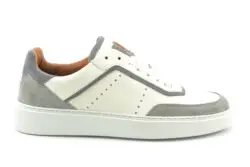 Giorgio witte sneakers met grijs