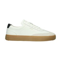 Blackstone sneakers wit/zwart leer