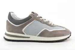 Giorgio lage sneakers taupe-grijs