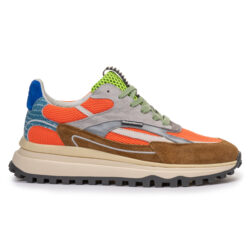 Floris van Bommel oranje sneakers