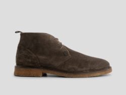Rehab hoge veterschoen taupe suede