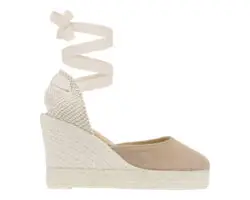 Manebi espadrilles Hamptons wedge taupe