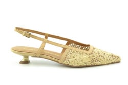 Pedro Miralles pumps bruin macramé