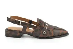 Via Vai slingback brons-zwart