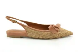 Lola Cruz ballerina slingback bruin