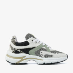 Via Vai chunky sneakers beige-groen-zwart