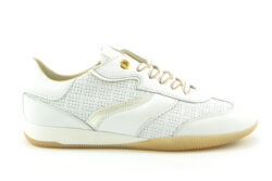 DL Sport witte leren sneakers