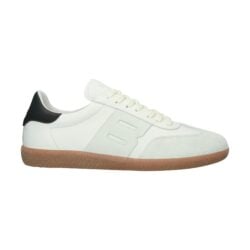 Blackstone witte sneakers met zwart
