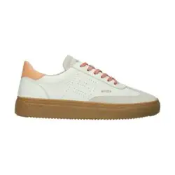 blackstone sneakers wit-oranje