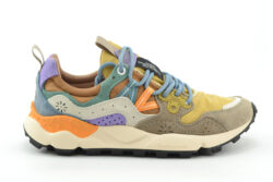 Flower Mountain sneakers bruin combi