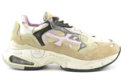 Premiata luxe sneakers beige combi