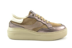 Unisa lage sneakers taupe