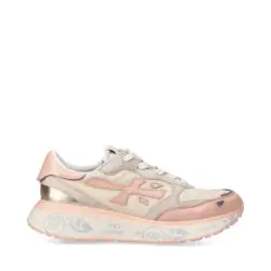 Premiata luxe sneakers beige-roze