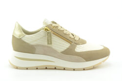 DL Sport beige sneakers met rits