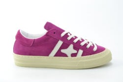 Ama fuchsia suede sneakers