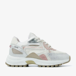 Via Vai chunky sneakers beige-wit-roze