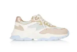 DWRS chunky sneakers denim-beige