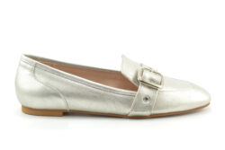 Red-Rag loafers zilver metallic leer