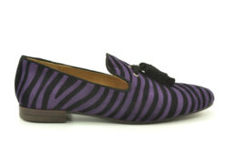 Pedro Miralles loafers zebra paars/zwart