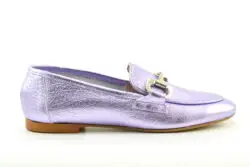 Gianluca Pisati loafers metallic paars leer