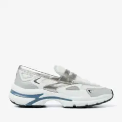 Via Vai slip-on sneakers combi zilver