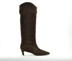 Bibi Lou bruin suede laarzen met hakje