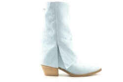Babouche westernlaarzen met denim kap
