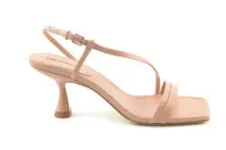 Lola Cruz sandalen hak nude leer