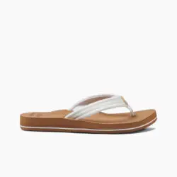 Reef teenslippers wit-bruin