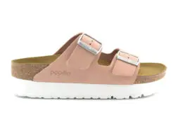 Birkenstock slippers Arizona platform pink