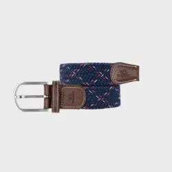 Billy Belt elastische heren riem blauw-rood