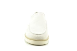 Giorgio off white suede loafers