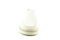 Giorgio off white suede loafers