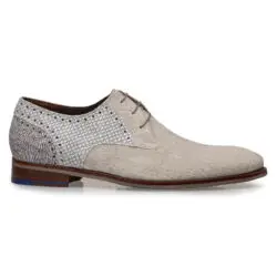 Floris van Bommel nette veterschoenen De Stapper 17.91 lt.grey