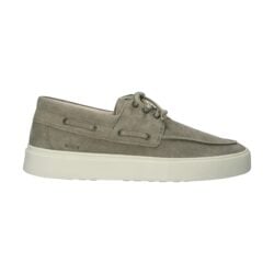 Blackstone bootschoenen groen suede