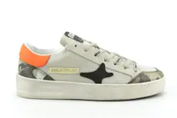 AMA luxe sneakers grijs-camouflage-fluo